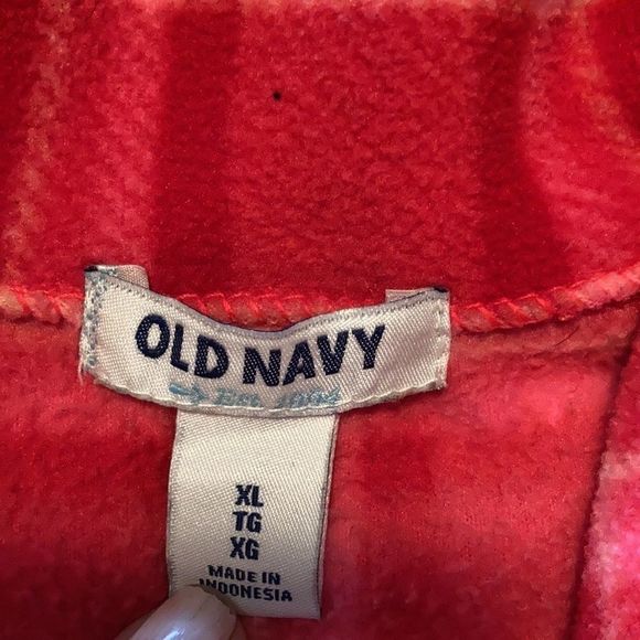 Red Plaid Zip up fleece Jacket XL - Picture 6 of 6